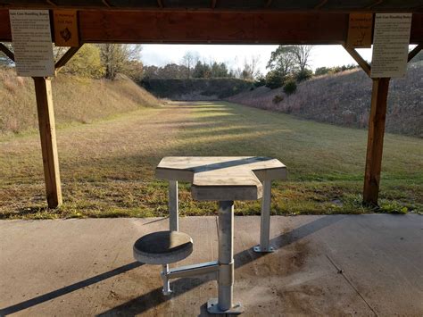 building a concrete shooting bench